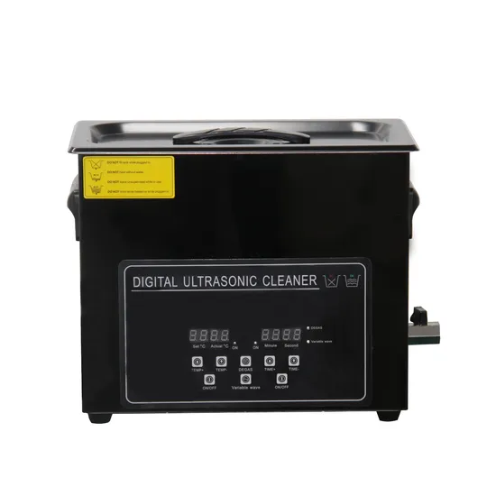 OEM 2L Digital Black Titanium Series Desktop Ultrasonic Cleaner, Dual-Frequency Sweep + Degas